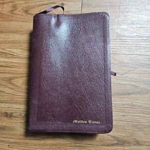 Amplified Holy Bible Large Print Burgundy Bonded Leather 1987 AMP Ed. Zondervan